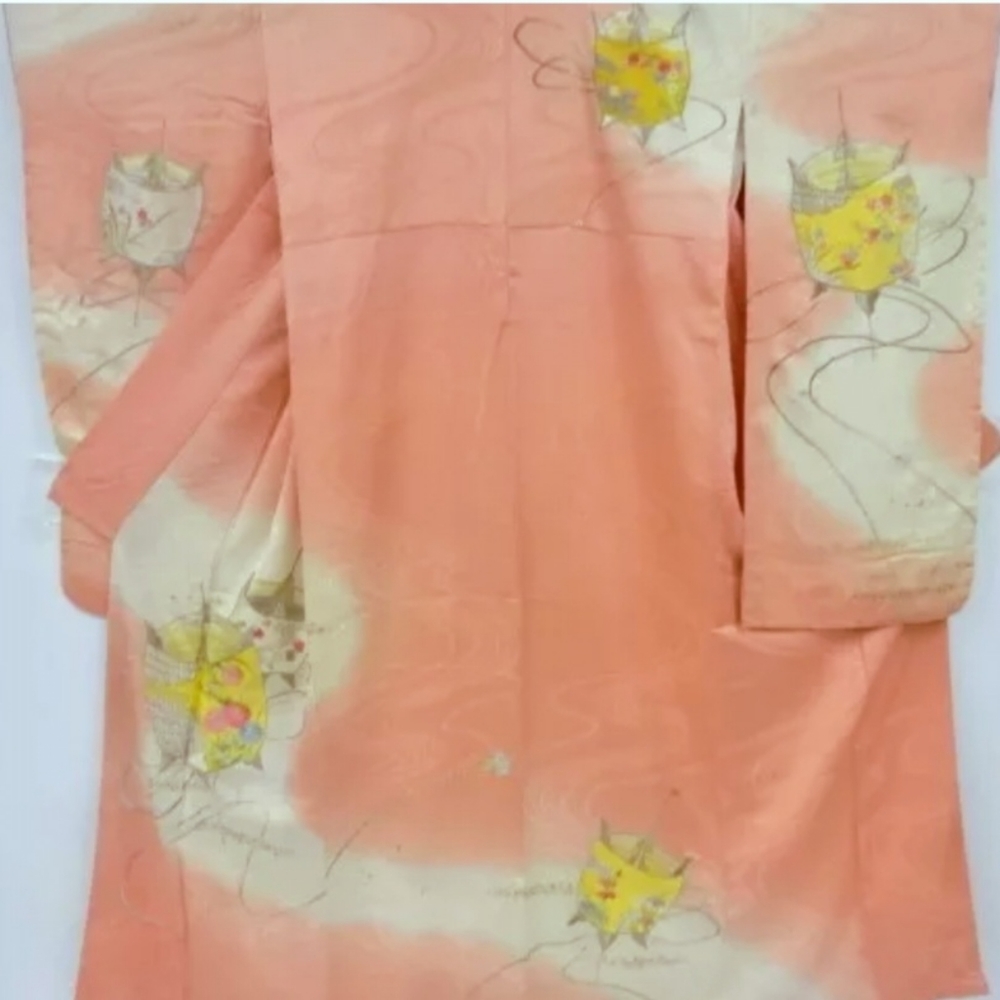Vintage Silk Furisode | Japanese Kimono | Robe | Cover Up